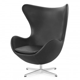 Sessel Egg Chair aus Premium Leder