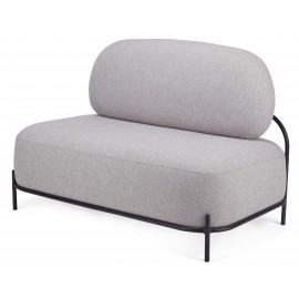 Clair gepolstertes Zweisitzer-Sofa im Design