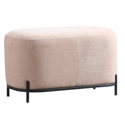 Minimalist design Clair Loveseat sofa footrest